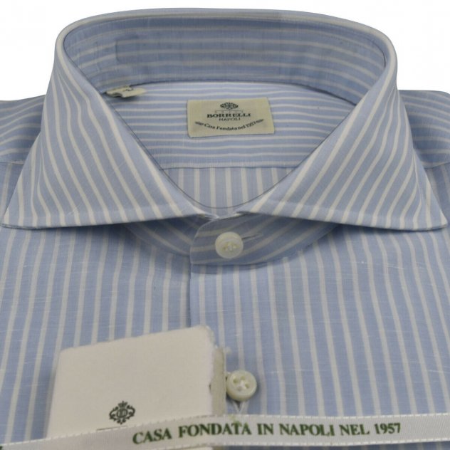 Luigi BORRELLI Cotton Shirt Linen