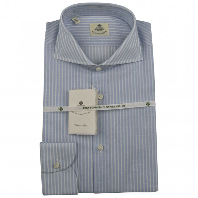 Luigi BORRELLI Cotton Shirt Linen