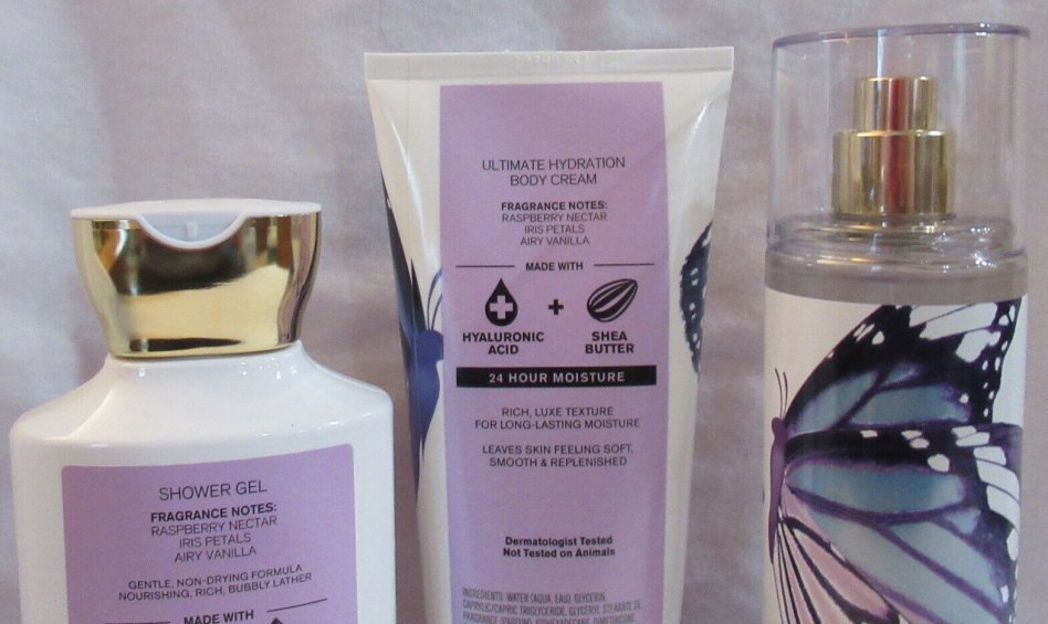 Bath & Body Works Shower Gel Ultimate Hydration Cream Mist Set Lot of 3