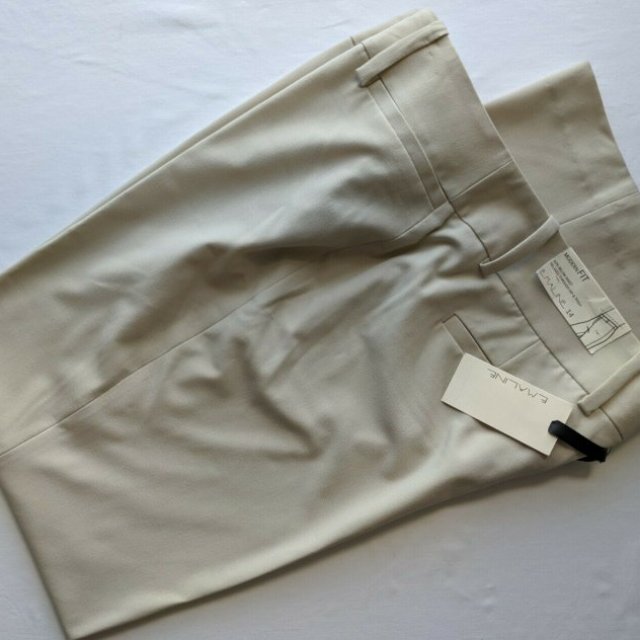 Emaline Dress Pants Womens Size 12 Modern Fit Relaxed Khaki Stretch Career