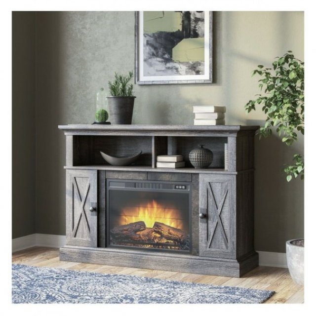 Kellum Media Fireplace Console for TV's up to 58 in, Multiple Finishes