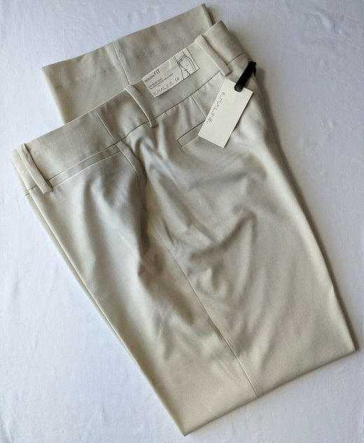 Emaline Dress Pants Womens Size 12 Modern Fit Relaxed Khaki Stretch Career