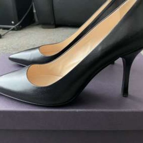 Prada shoes - black leather - brand new
