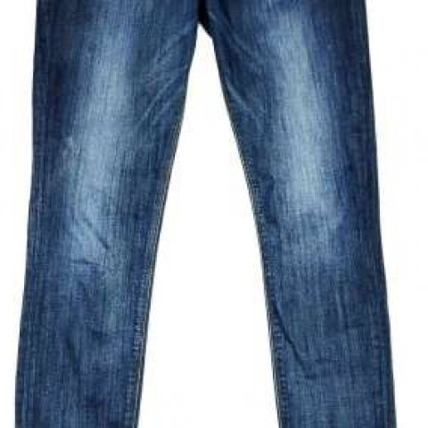 Express Jeans Womens 4 Blue Mid Rise Legging Stretch Pockets Denim